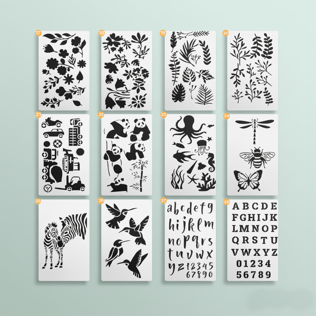 Stencils Mega Bundle (40 pcs) Resparked