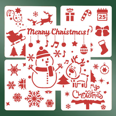 Christmas Stencil Set (5 pcs) Resparked