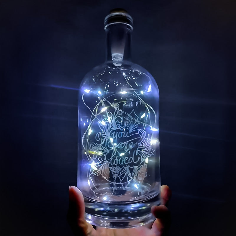 Glass Bottle Lamp Engraving Project Kit Resparked