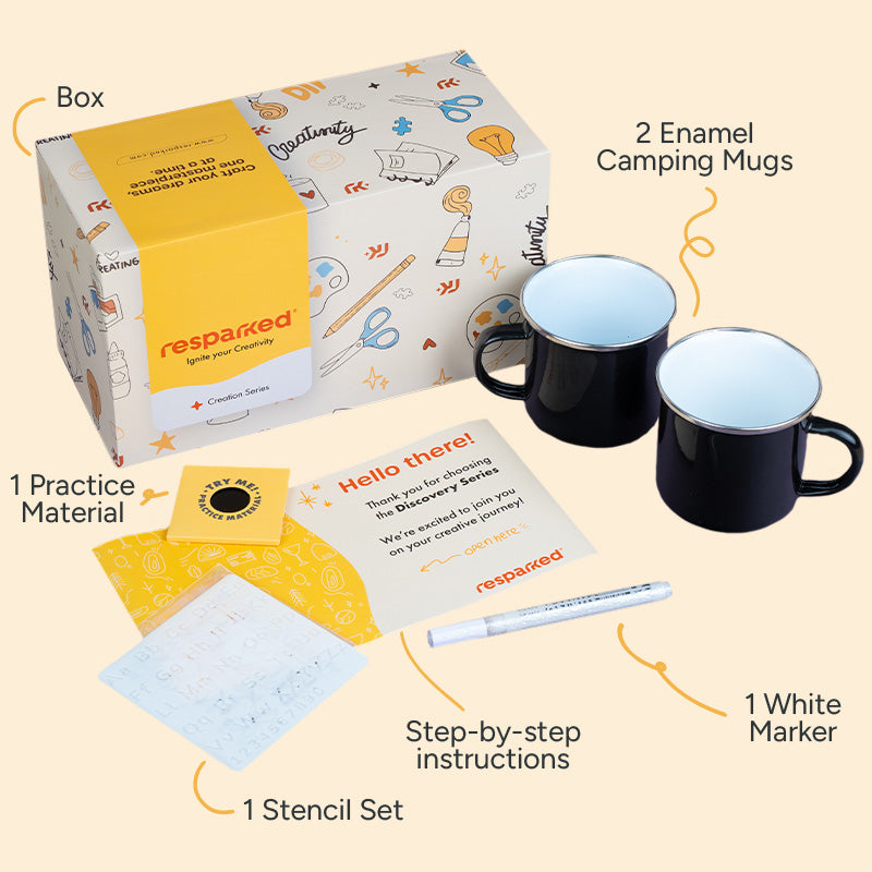 Camping Mugs Engraving Project Kit Resparked
