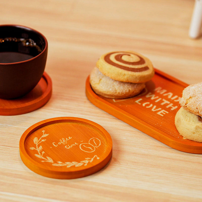 Wood Coasters Kit + Customizer Halloween