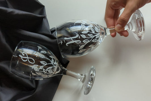Engraving Wine Glass