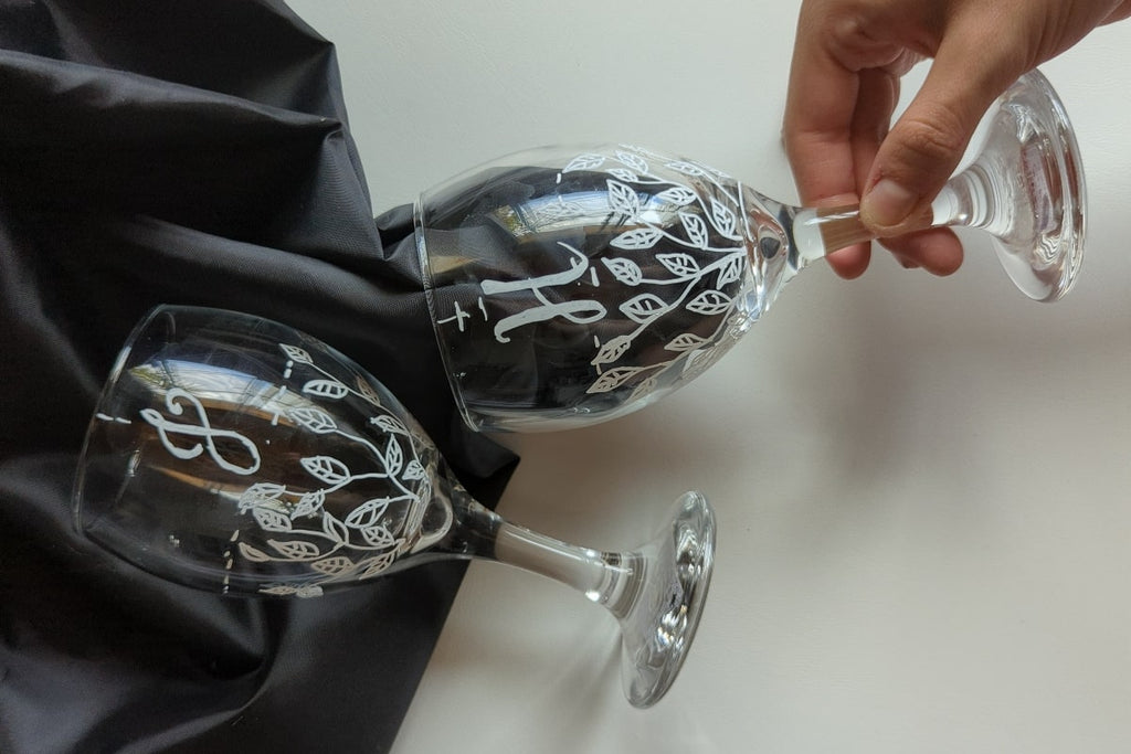 Engraving Wine Glass