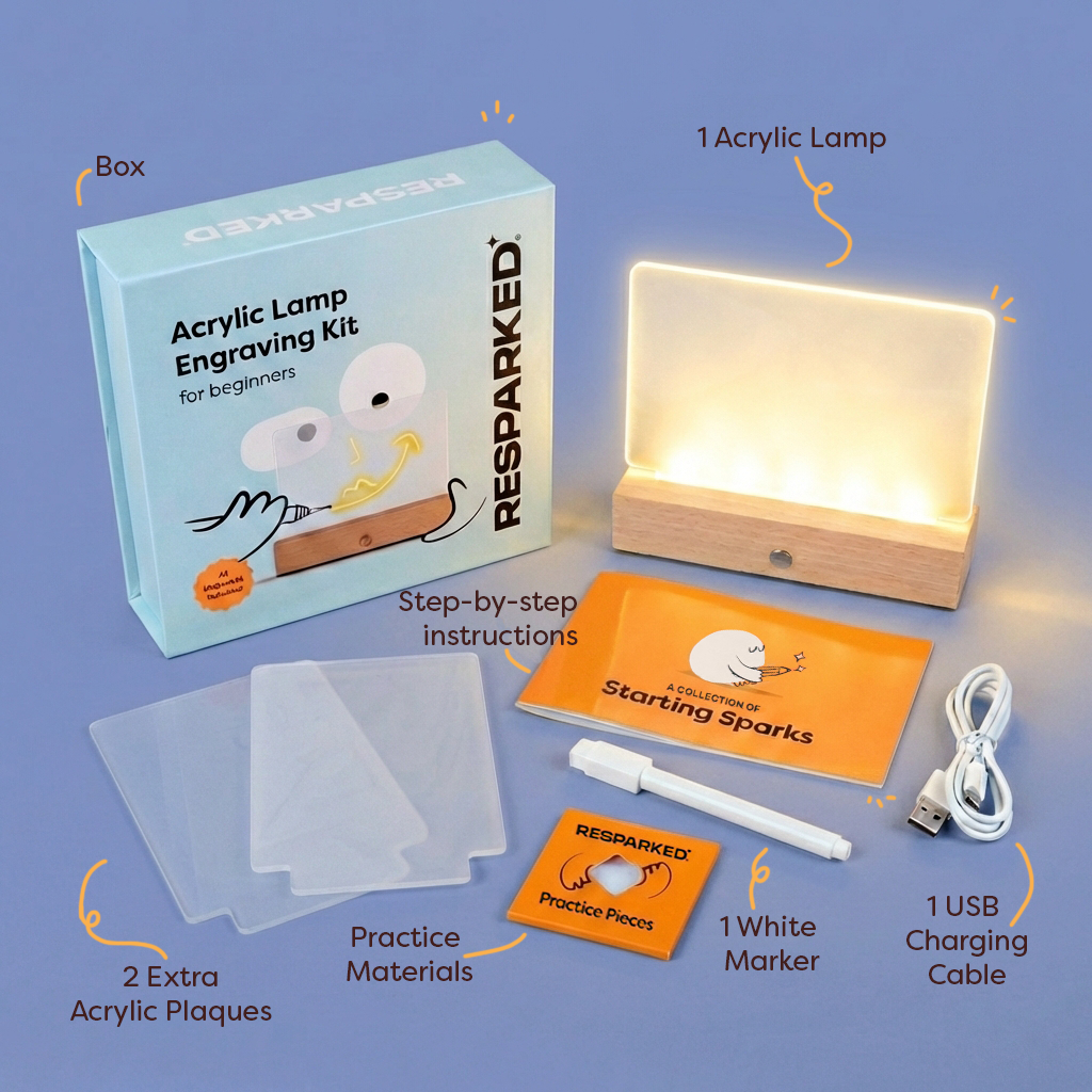 Project Kit: Engrave an Acrylic Lamp Resparked