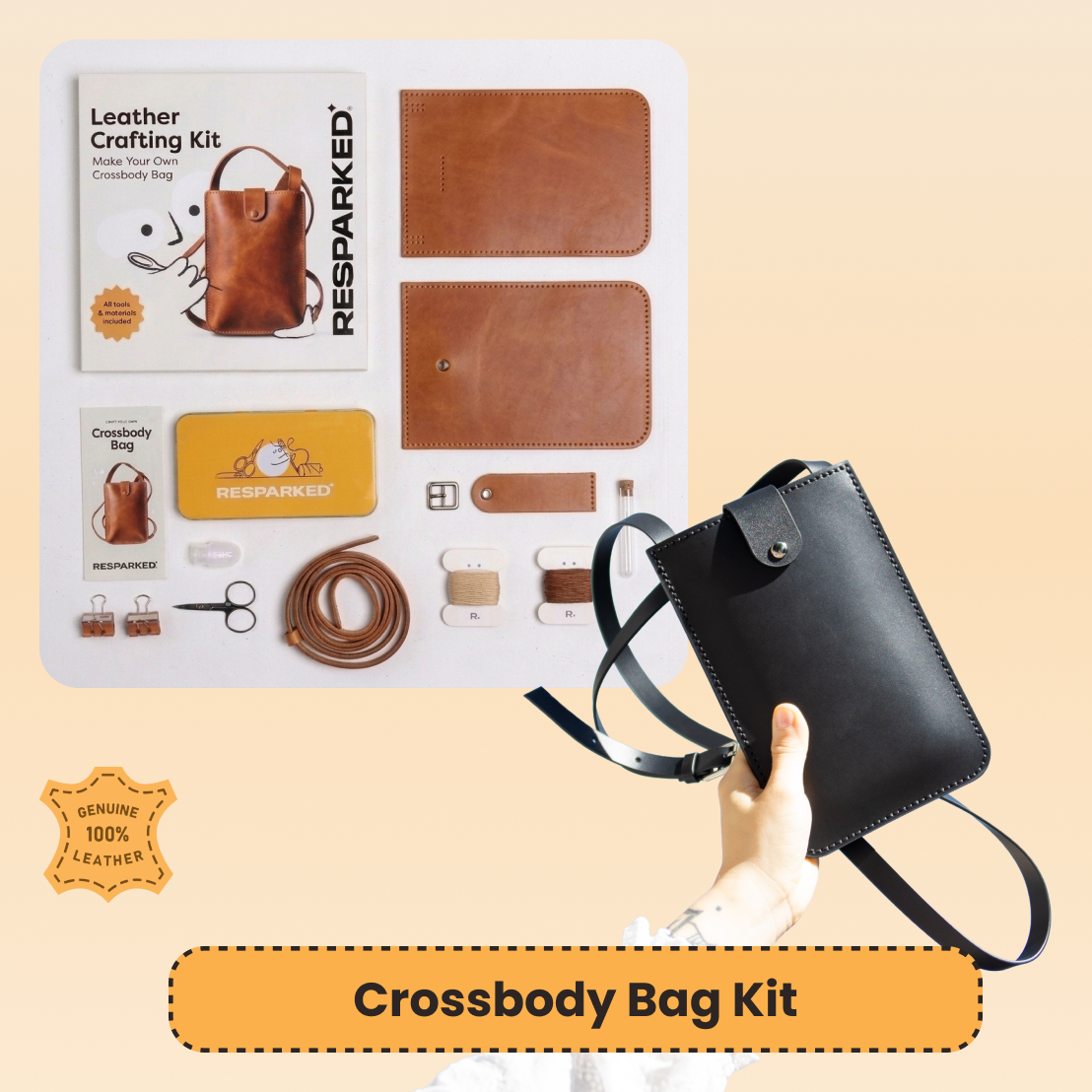 Crossbody Bag Kit DIY Resparked