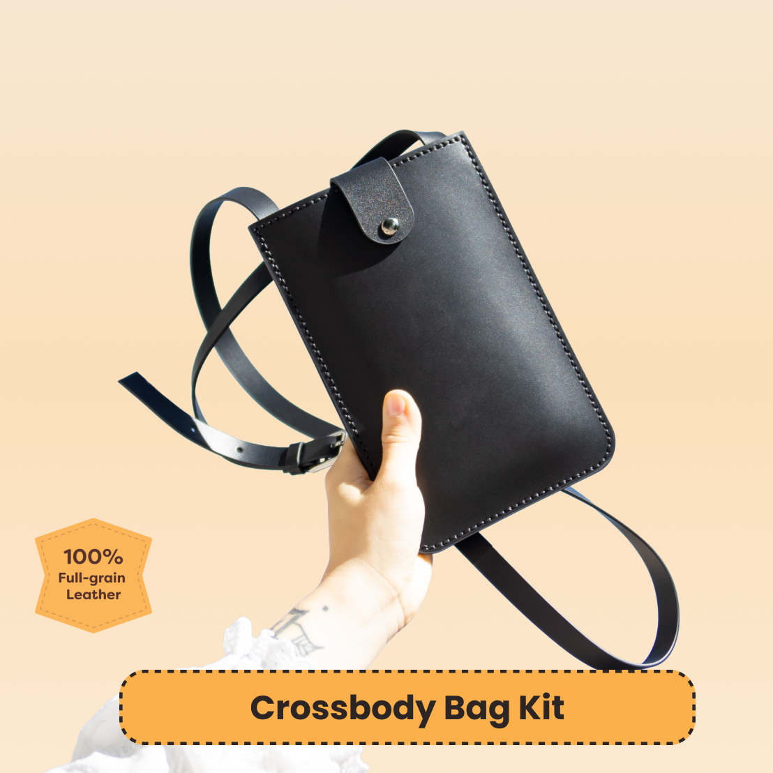Crossbody Bag Kit DIY Resparked Black