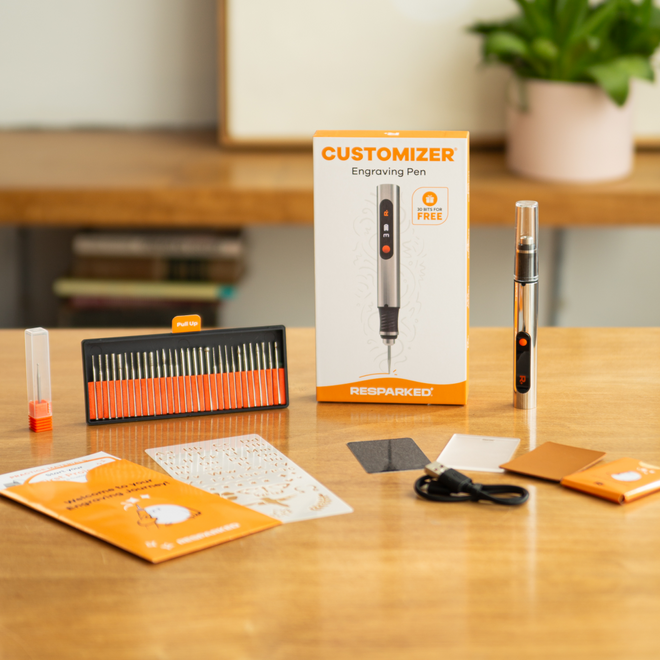 The Customizer kit box with 30 bits included