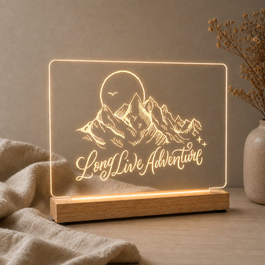 Acrylic Lamp — Engraving Project Kit