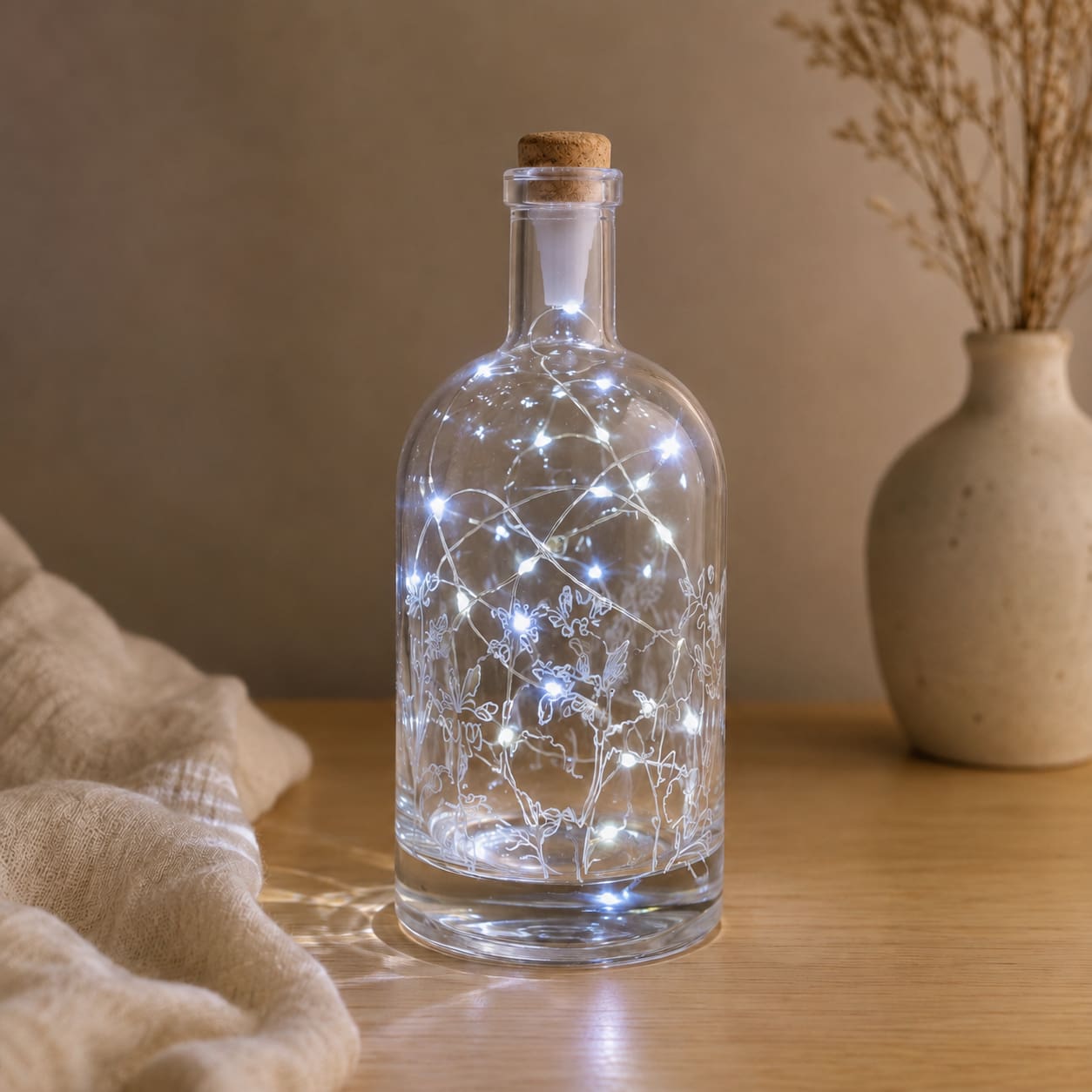 Glass Bottle Lamp Engraving Project Kit Resparked