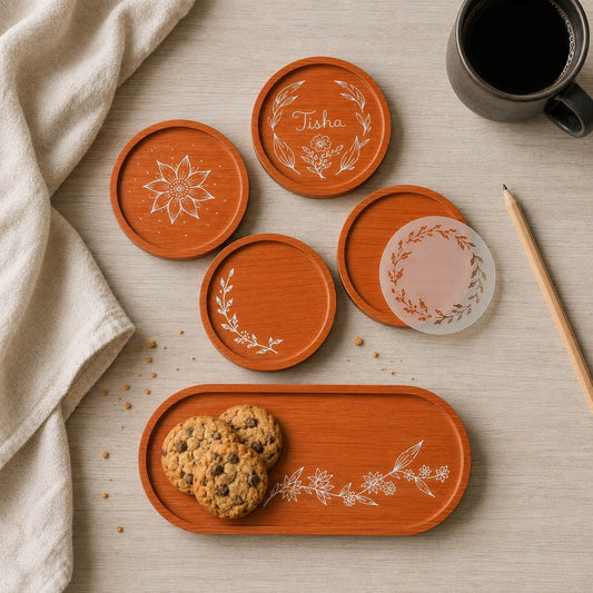 Wood Coasters Engraving Project Kit Resparked