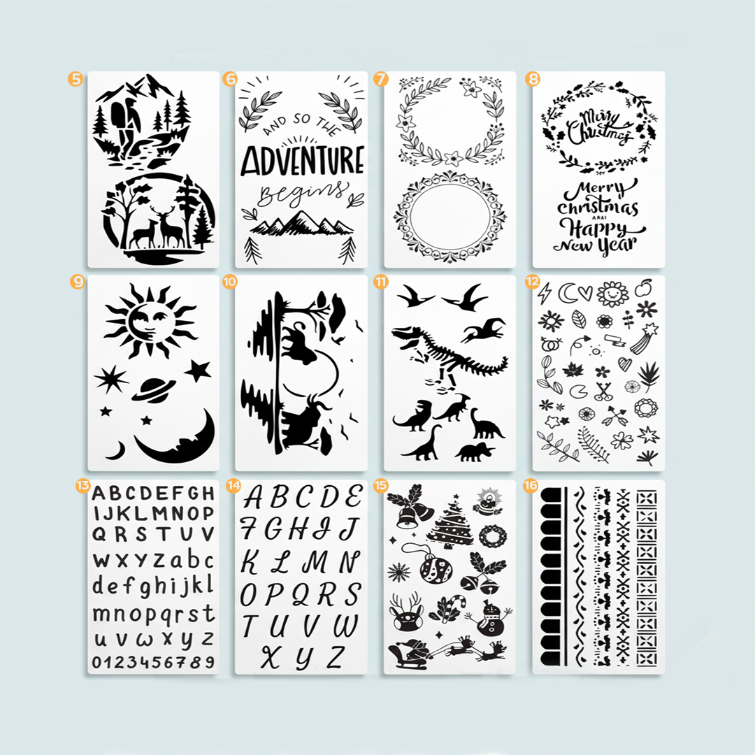 Stencils Mega Bundle (40 pcs) Resparked