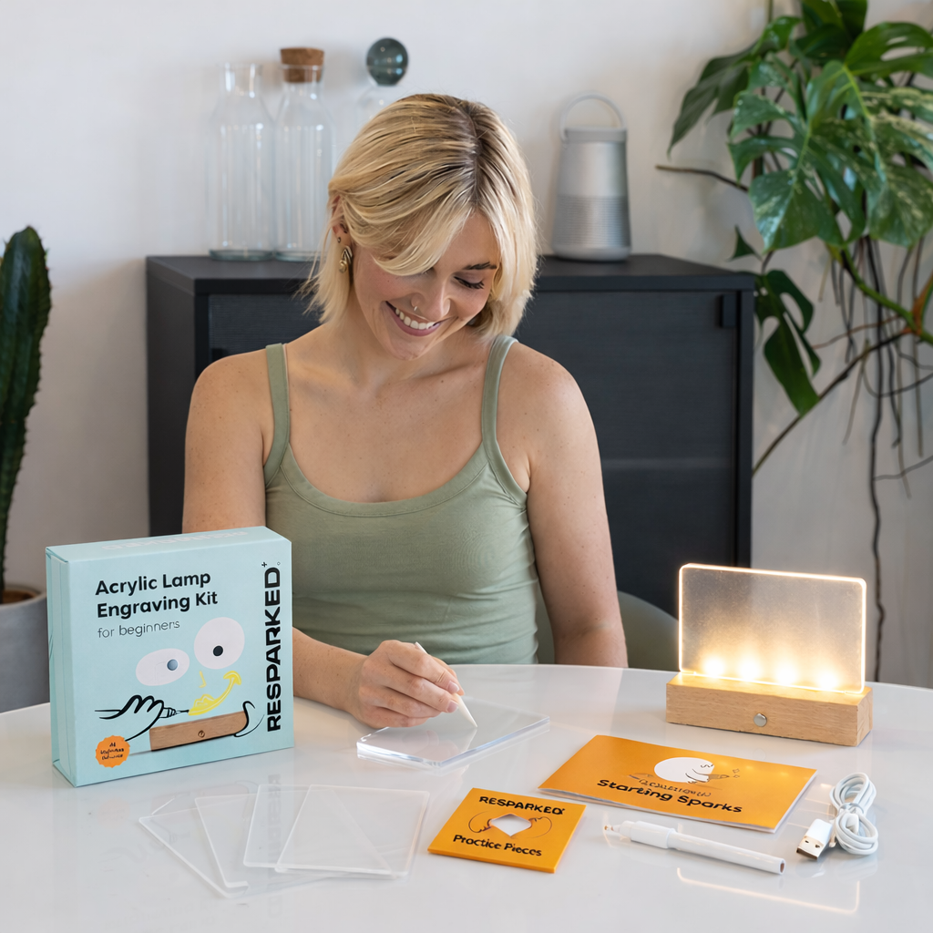 Project Kit: Engrave an Acrylic Lamp Resparked