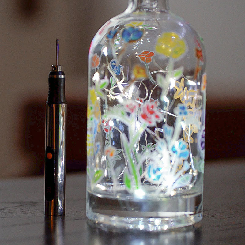 Glass Bottle Lamp Engraving Project Kit Resparked