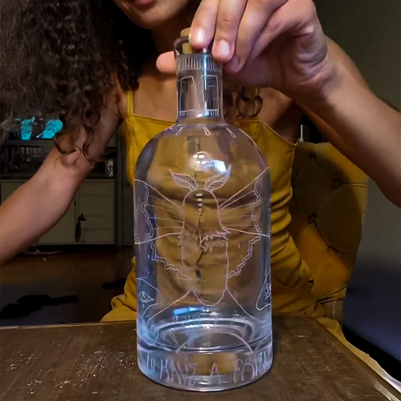 Project Kit: Engrave a Glass Bottle Lamp
