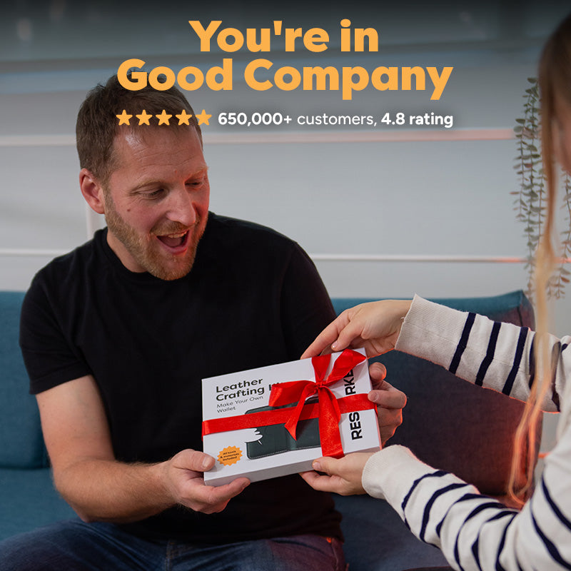 Green Wallet Leather Crafting Kit