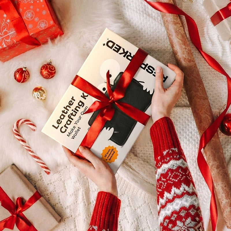 Green Wallet Leather Crafting Kit