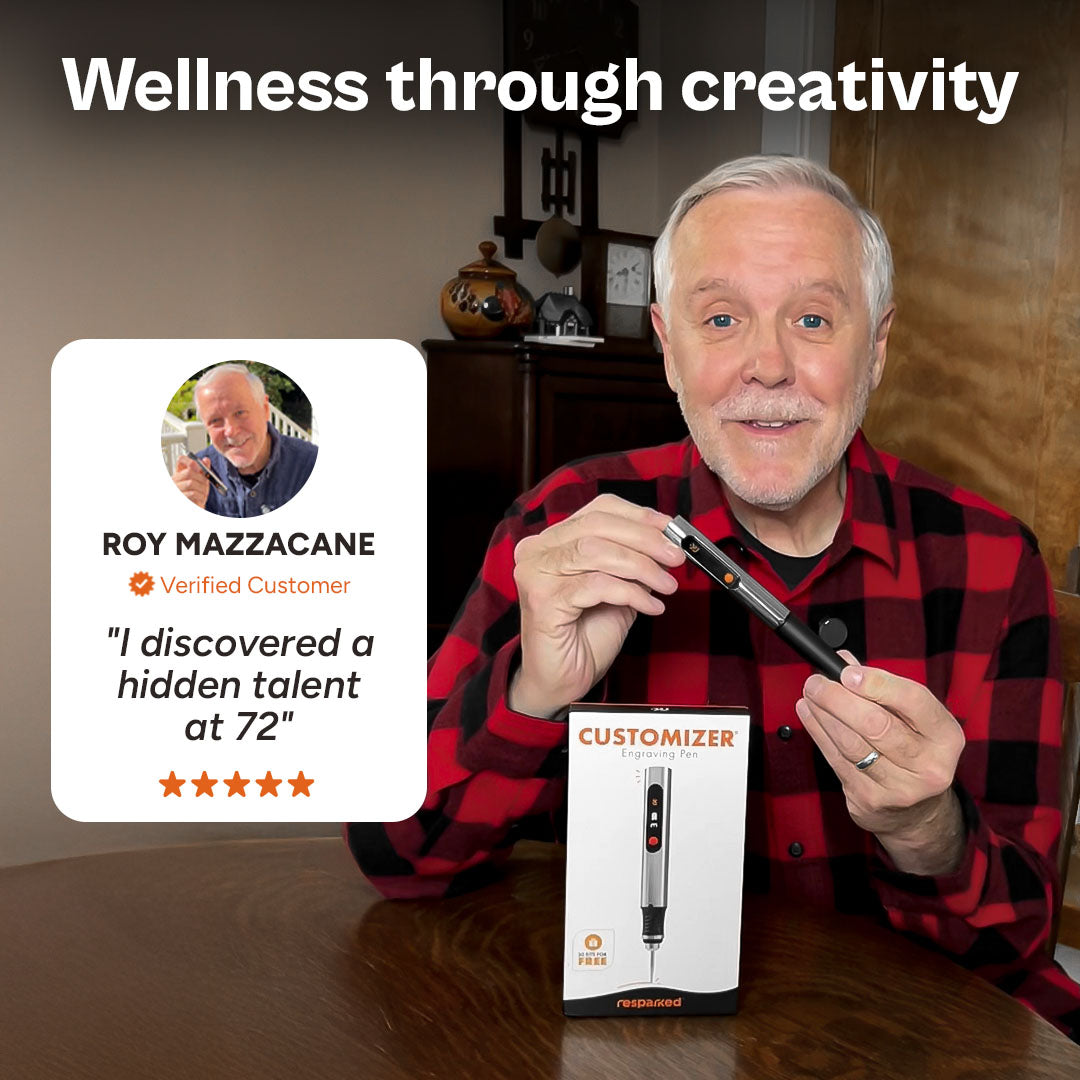 Start Your Creative Wellness Journey With the Customizer Engraving Pen.