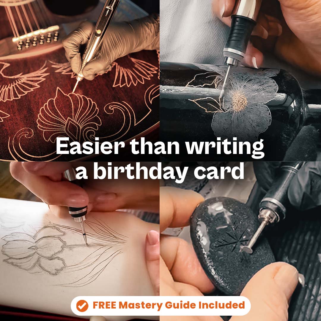 Start Your Creative Wellness Journey With the Customizer Engraving Pen.