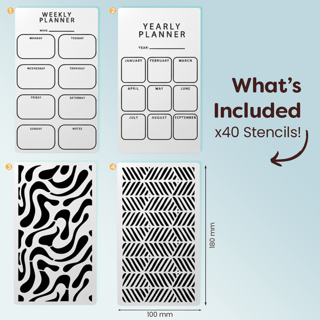 Stencils Mega Bundle (40 pcs) Resparked